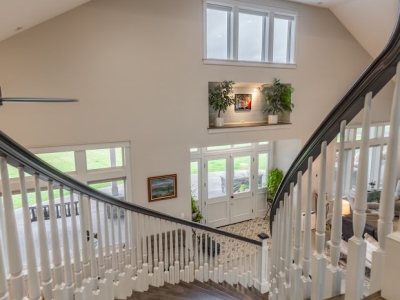 The interior decor of a house in West Michigan.